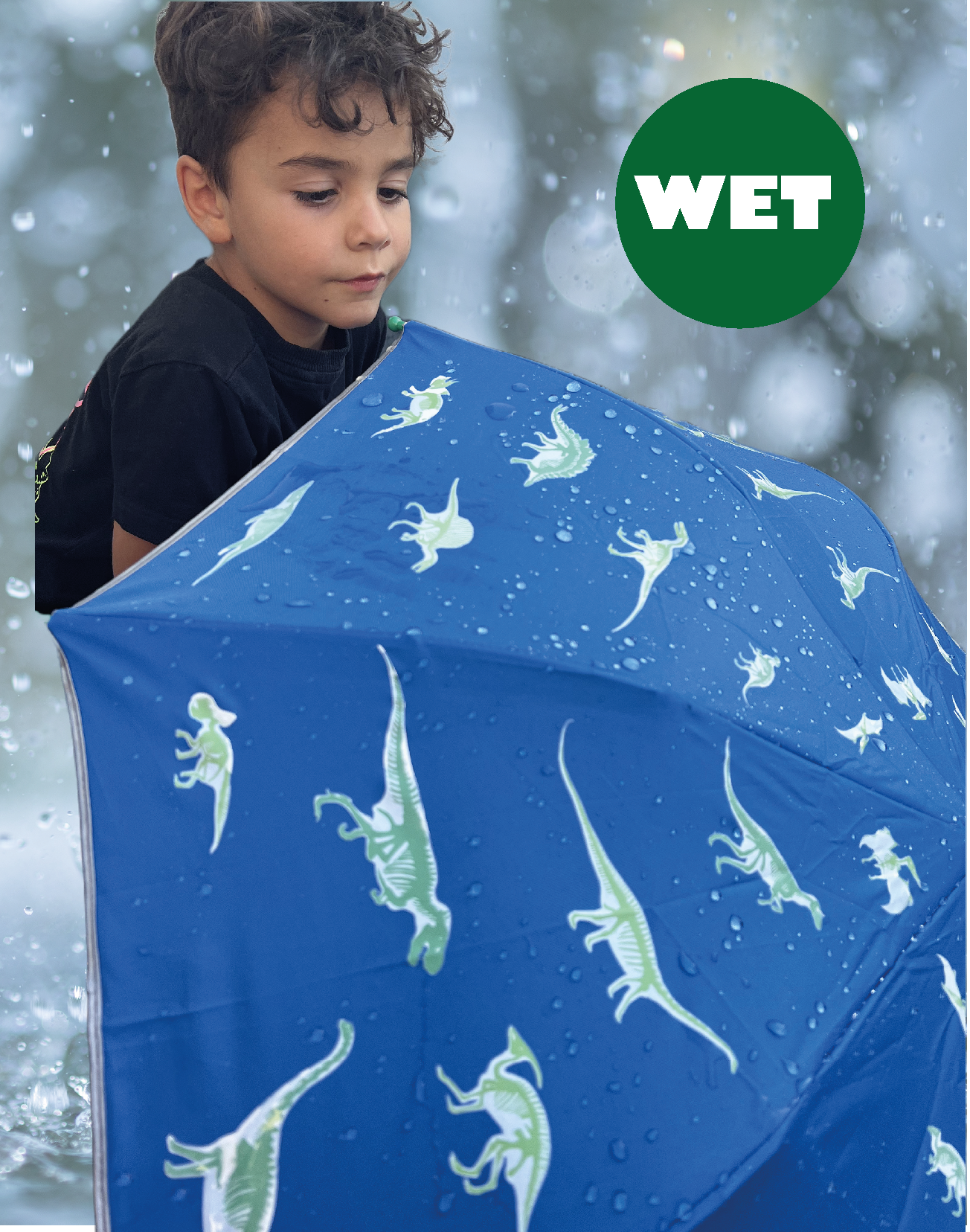 HECKBO Magic Color-Changing umbrella for children folding umbrella