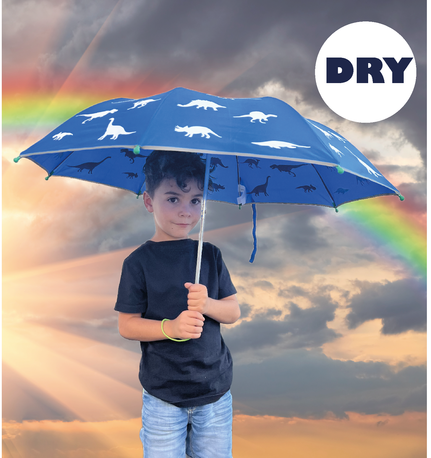 HECKBO Magic Color-Changing umbrella for children folding umbrella