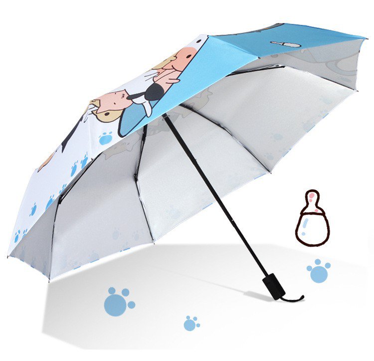 Creative Cartoon Cat Cute Sunny Painting Umbrella