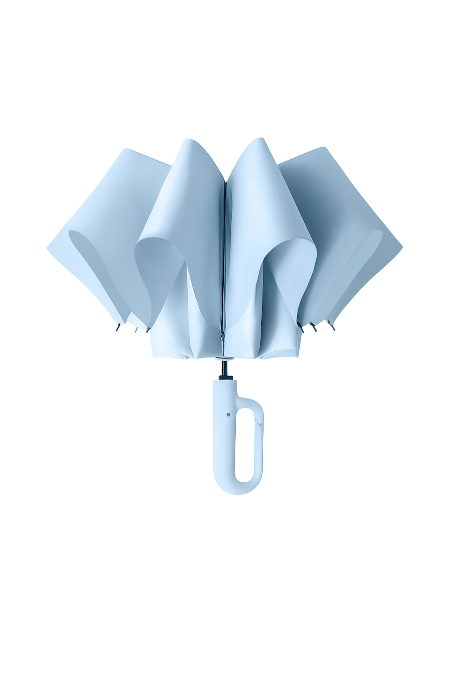 Umbrella with Novelty Carabiner Handle | Blue