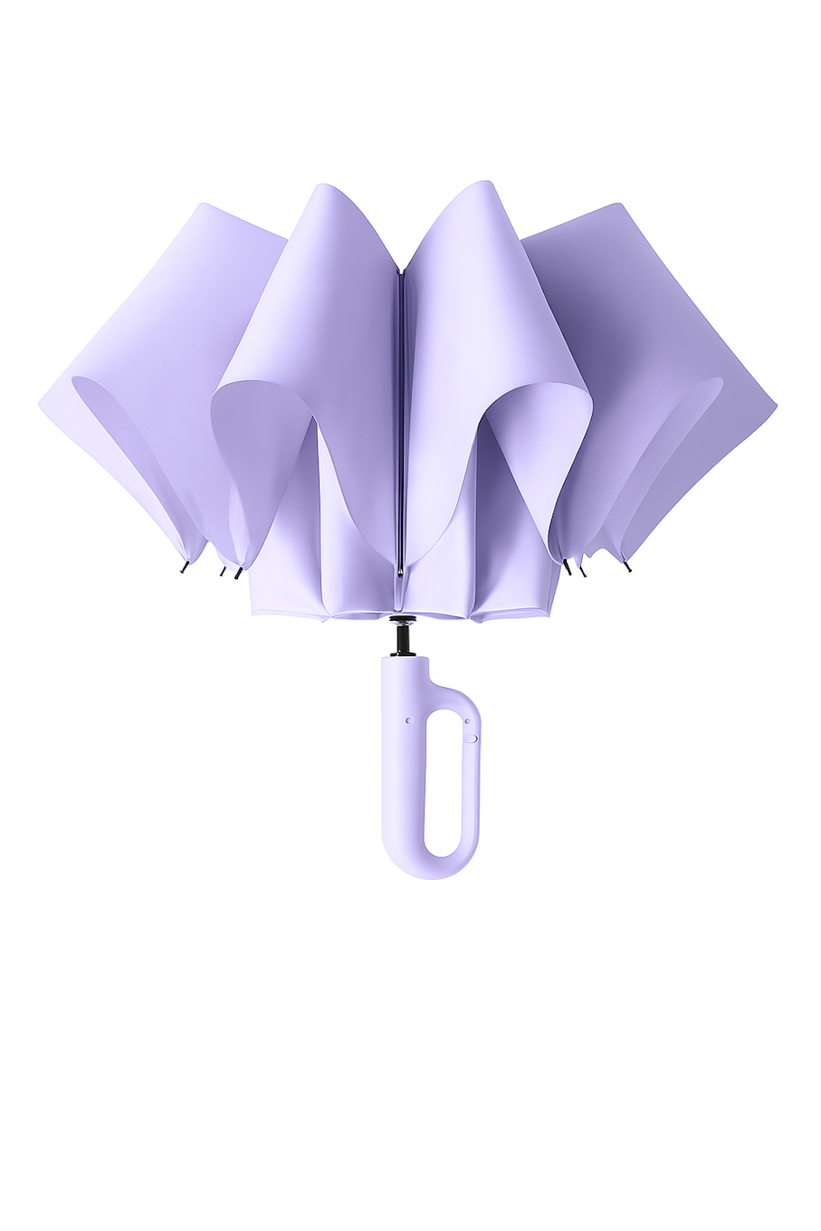 Umbrella with Novelty Carabiner Handle | Purple