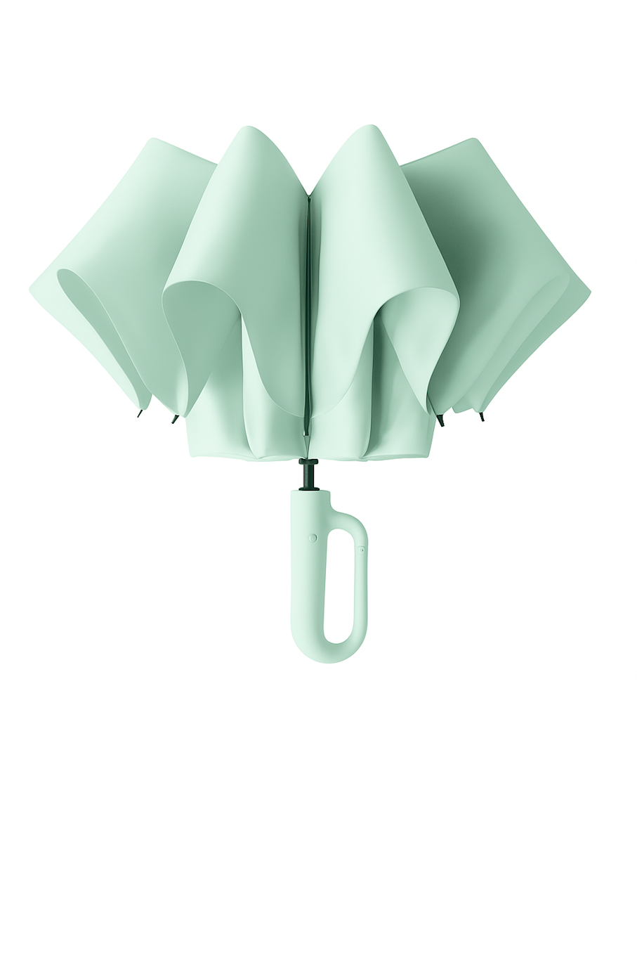 Umbrella with Novelty Carabiner Handle | Pista Green